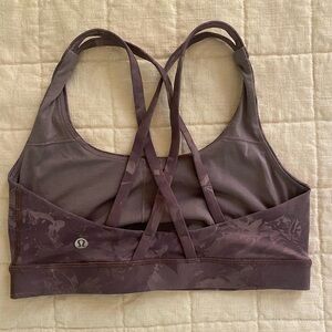 Lululemon Purple Energy Bra Size 6